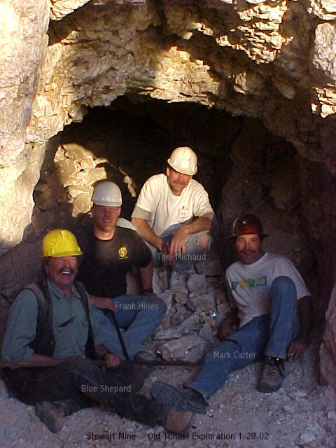 Mark Carter - Frank Hines - Blue Shepard - Tom Michaud - Stewart Mine
